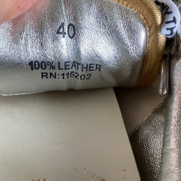 ZADIG & VOLTAIRE PARIS ANIMAL PRINT SNEAKERS LEATHER 40 GIRLS CAN DO ANY THING - Picture 9 of 9